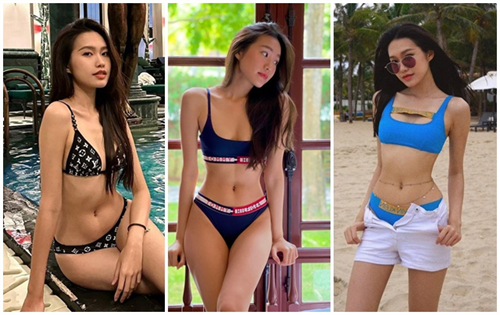 Bạn gái Văn Hậu khoe eo 'tí hon' với bikini gần 20 triệu đồng